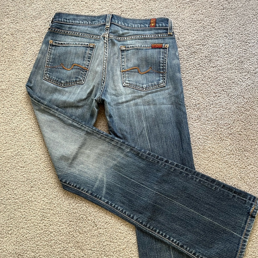 7 For All Mankind women’s boot cut stretch jeans size 28